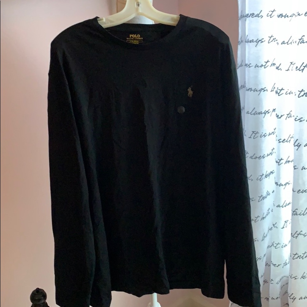 NWT Ralph Lauren Polo Men’s Black Long Sleeve 🔥